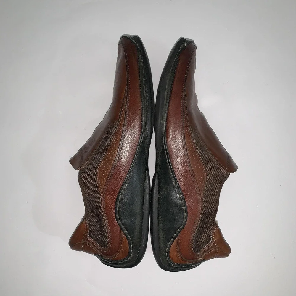 Cole Haan Shoes Mens 11 Brown Driving Moc Leather Slip On Loafers 161CD7469